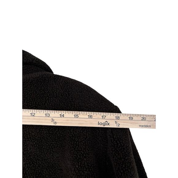 Nils Resort Collection Fleece Jacket Brown Large Cozycore Button Front Lined - Picture 8 of 13